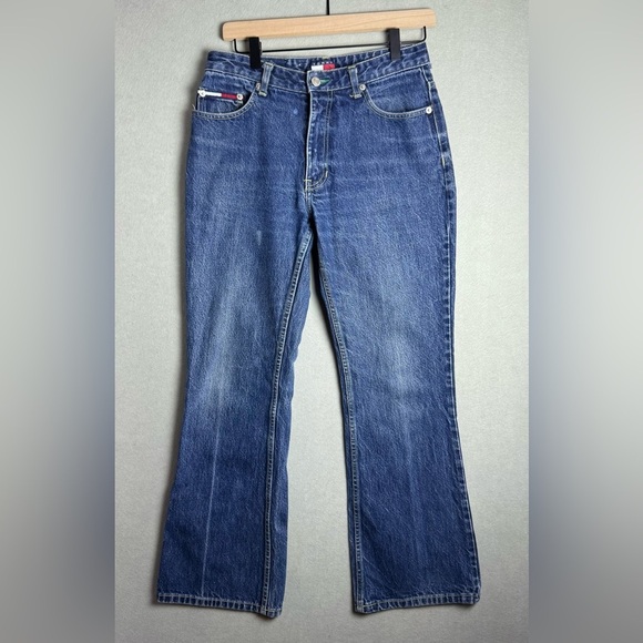 Vintage Tommy Hilfiger Women’s High-Waisted Jeans Made in Macau 1990 Y2K size 7 - Picture 1 of 16